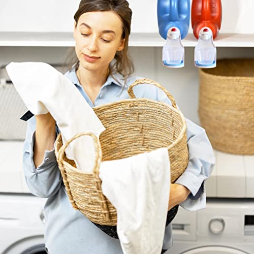 Simplation [2 Pack] Laundry Detergent Cup Holder, Detergent Drip Catcher | (Upgraded Drip Tray) No More Mess or Leaks, Laundry Detergent Cup Holder, Drip Catcher - style: Grip Style