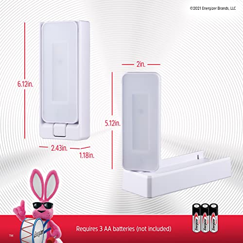 Energizer Swivel LED Touch Light, Battery Operated, 35 Lumens | Wireless LED Closet Light, Ideal for Under Cabinet, Closet, Hallway, Work Bench, Washroom, Pantry and Laundry Room - size: 1 Pack\n, style: Swivel Task Light