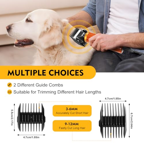 Dog Clippers for Grooming, 55 W Electric Sheep Shears Pet Grooming Clippers Grooming Trimmer for Small & Large Dogs