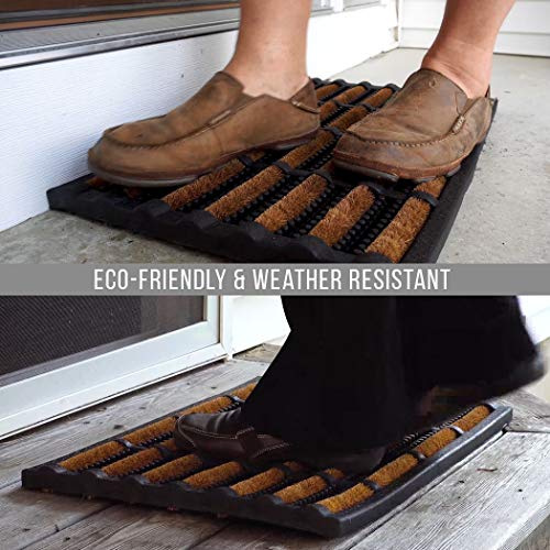 Ninamar Mud Scrubber Tray Mat – 24 x 16 inch - size: 1'4" x 2' (Rectangular)
