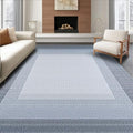 Flatwoven High Traffic Area Rug 2x3, Advanced Hygienic Entry Carpet with Footwear Disinfection Technology, Non Slip, Stain Resistant, Washable Area Rugs for Living Room, Bedroom (Gray, 2x3) - color: Gray/Pattern 14, size: 2' x 3' (Rectangular)