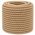 Twisted Manila Natural Jute Rope (1 Inch x 200 Feet) Thick Hemp Rope for Crafts, Nautical, Railings, Hammock, Decorating - size: 1 Inch x 200 Feet