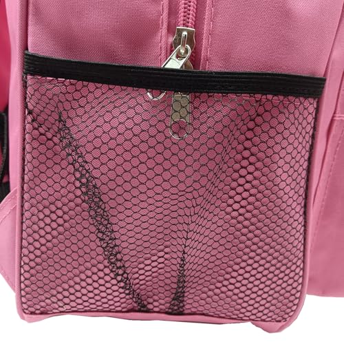 Red Emergency Bag First Aid Backpack Empty Medical First Aid Bag Treatment First Responder Trauma Bags for Riding Office Hiking Paramedics Outdoor Travel Camping Pet Dog Cat Daycare (Pink) - color: Pink