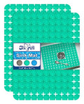 Bligli Sink Mat for Stainless Steel/Ceramic Sinks, 2 Pack 15.8x11.8 inches PVC Sink Protectors for Bottom of Kitchen Sink, Dishes and Glassware drain Mats, Durable and Fast Draining (Green) - color: Green