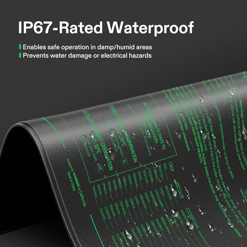 VIVOSUN 20"x20.75" Seedling Heat Mat with Built-in Temperature Controller, UL & MET-Certified Waterproof Plant Heating Pad for Germination, Hydroponics, Brewing, Breeding, and Greenhouses (Pack of 2) - size: 20"x20.75" (Pack of 2)