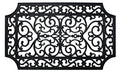 DII Rubber Doormats Collection All Weather, 18x30, French Quarter - color: French Quarter, size: 1'6" x 2'6" (Rectangular)