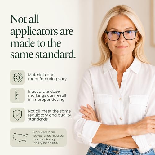 NewLife Naturals Disposable Vaginal Cream Applicators, 15 Pack | Threaded Vaginal Cream Applicators with Dosage Marks, Individually Wrapped for Gel, Lubricant, & Cream Single Use – USA Made - size: 15 Count (Pack of 1)
