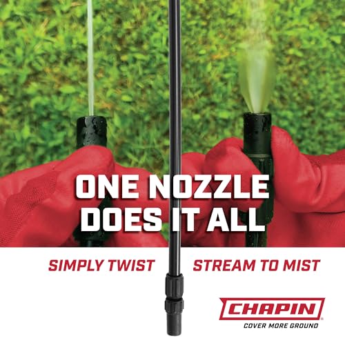CHAPIN 1-Gallon Pump Sprayer, Easy Use for Home & Garden, 2pk | Durable lightweight tank; ideal for weed control, plant care and cleaning with adjustable nozzle, long hose and easy pump - size: 1 Gallon - 2 Value Pack