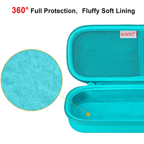 BOVKE Stethoscope Case for 3M Littmann Classic III/Cardiology IV–Turquoise | Lightweight II S.E/ MDF Acoustica Stethoscopes Hard Bag, Medical Supplies Case for Nurses, Doctors, Nursing School Essentials - color: Turquoise
