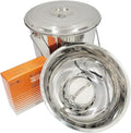 SS Strainers (Large Strainer & Pail Combo, 10 L Pail & Large Strainer Combo) - color: 10 L & Large Strainer Combo, size: Large
