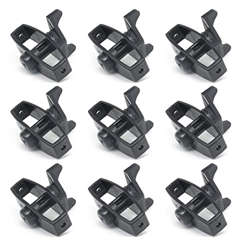 10 Pcs Electric Fence Tightener in Line Tensioner Wire Tensioner | Portable Tape Tighteners, Black