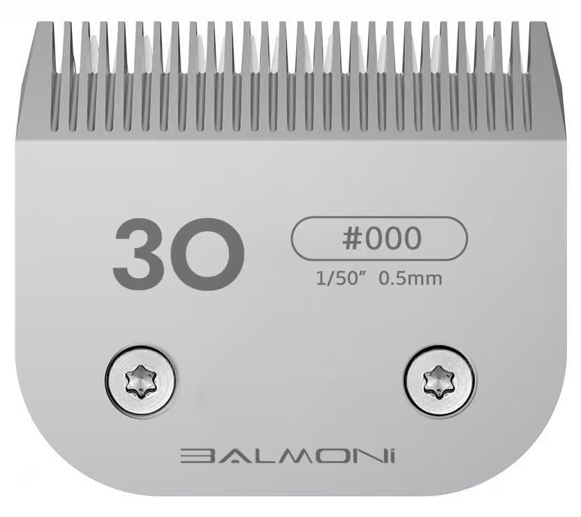 Professional A5#30 Detachable Clipper Blade – 0.5mm (1/50”) – Powder Metallurgy + Titanium-Ceramic, Low-Heat High-Precision – Fits Wahl, Andis, Oster, Heiniger A5 Clippers - size: #30 0.5mm - 1/50"