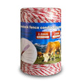 656Ft 6-Strand Polywire Electric Fence Rope, Stainless Wire