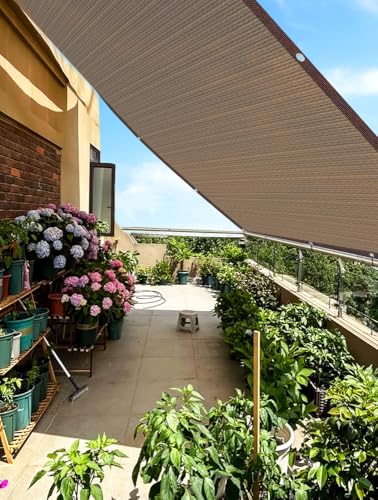 80% Sunblock Shade Cloth Net Resistant - 5x6Ft Garden Shade Mesh for Plant Cover, Greenhouse, Chicken Coop, Kennels, Tomatoes Plants - size: 5X6FT