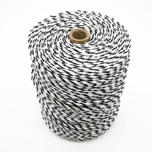 Electric Fencing Polywire 1312 Feet, 400 Meters, 9 Stainless Steel Strands for Excellent Conductivity and Rust Resistance, Portable Electric Fence Rope
