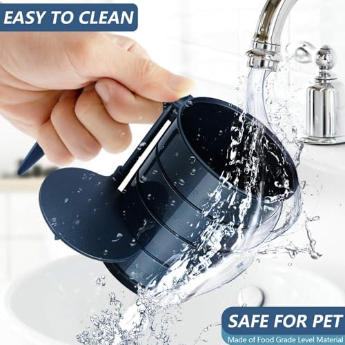 Joansan Dog Food Scoops, Adjustable Pet Food Cup for Dogs Feeding | Measuring Scoop for Pets Dog Cat and Bird Solid Food ( Includes 4 Capacity 1/4 C 1/2 C 3/4 C 1 CUP)