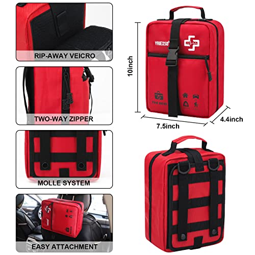 VRIEXSD 400 Piece Large First Aid Kit for Home, Car, Travel, Camping,Sports | Comprehensive & Well-Organized First Aid Kit – Premium Emergency Medical Supplies for Office, Hiking, Business & Outdoor Use