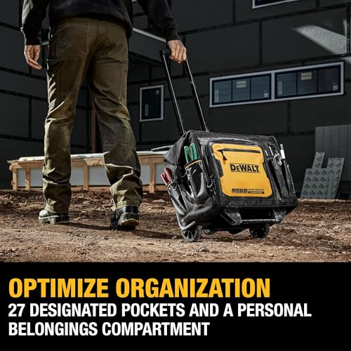 DEWALT 18 Inch Rolling Tool Storage Bag with 27 Pockets (DWST560107) - style: Rolling Tool Bag