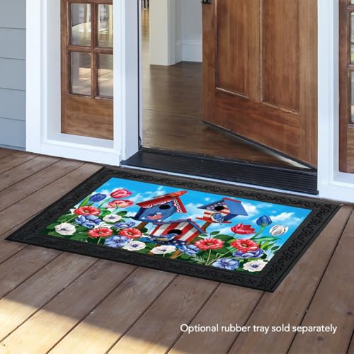 Briarwood Lane Doormat 30x18 Indoor Outdoor American Birdhouses Summer for Summer Doormat