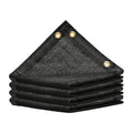 Amgo 6' x 3' Black Shade Cloth with Grommets - 90% Sunblock, Durable Mesh Fabric Tarp for Dog Kennel Cover, Greenhouse, Fence Privacy Screen, Chicken Coop & Pet Playpen (We Make Custom Size)