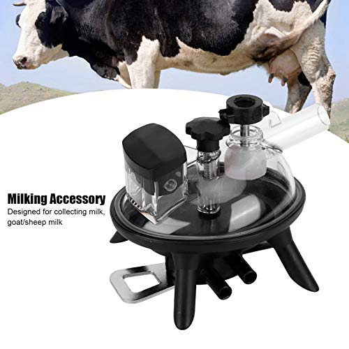 HEEPDD 240ml Milking Claw, Accessory for Cow Milk Machine, Ideal for Dairy Farms with Flexible Use 240ml Milking Claw, Plastic Replacement Nan Gardening