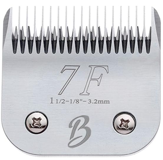 Detachable A Series 7f Blades for Dog Grooming Full Tooth Cuts Length 1/8" - 3.2mm Japanese High Carbon Steel 7F Dog Grooming Blade Supplies | 7f Blade Clippers (Compatible A5 Series(B7F) - color: B7F-1