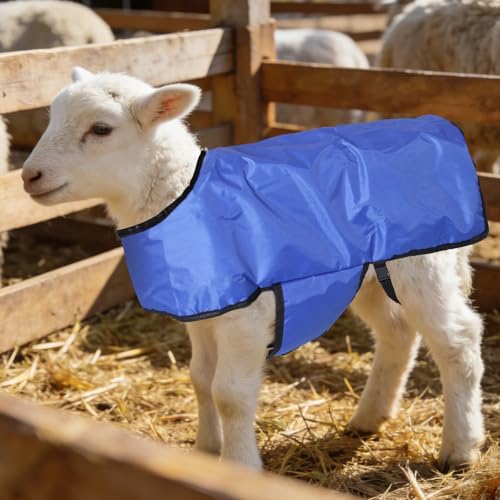 Calf Blanket Goat Coats Winter Jacket Calves Warming Blanket Warm Thickened Waterproof Windproof Calves Livestock Warm Clothes for Goats, Alpacas, Donkeys and Other Livestocks (2)