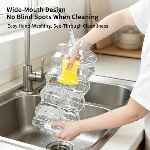 RIZZARI 9L Elevated Dog Water Dispenser: Large Capacity Wide Mouth | Filtered Hydration Design/Senior & Large Dogs / Dishwasher Safe Stainless Steel Bowl /Anti Splash Base/ Multi Pet Homes - color: White, size: 9L