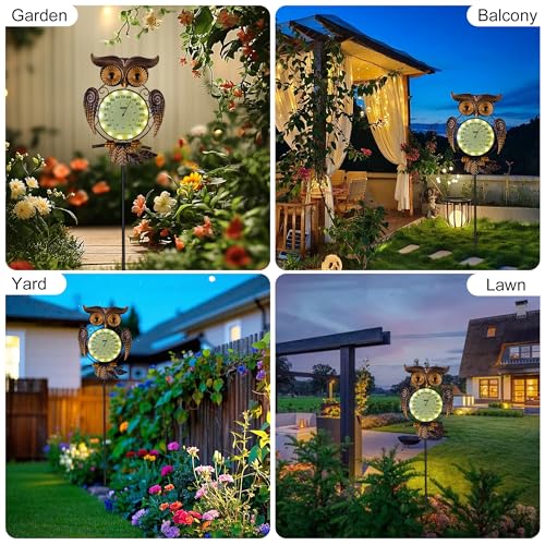 Outdoor Thermometer Thermometer for House Indoor Outdoor Thermometer Outdoor Thermometers for Patio Room Thermometer Owl