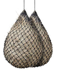 Tackmore 2pcs 36’’ Length Slow Feed Hay Nets for Horses & Livestock Easy to Hang Hay Bags for Horses with Drawstring Closure-Black 1.25" (Ultra Slow Feed) - size: 1.25"