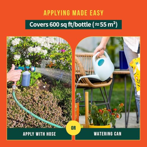 VENETIO 8-Dial Lawn & Garden Sprayer with Quick Connect - 16oz Liquid Fertilizer Dispenser for Uniform Watering & Feeding Plants, Hose Nozzle Spray Gun with Soap Bottle for Dog Washing, Car Cleaning - style: Lawn & Garden Feeder Pro (16 oz)