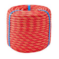 1/2 Inch 50ft Double Braided Polyester Arborist Rope, Heavy Duty Nylon Rope for Anchor, Tree Work, Cargo, Pulling, Sailing(Red) - size: 1/2in x 50ft, style: Red