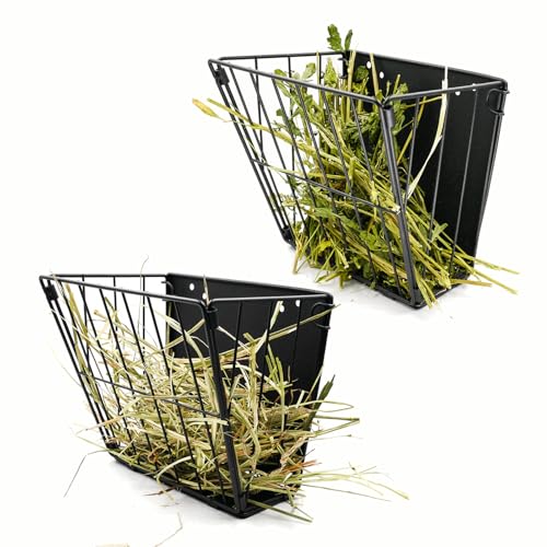 Black Metal Rabbit Foldable Hay Feeder | Hay Rack Holder, Rabbit Accessories & Supplies, For Small Animals