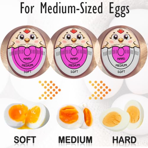 Nobleegg Egg Timer Pro2 Boiler Soft Medium Hard Boiled Eggs Changes Color Purple Certified - color: Purple