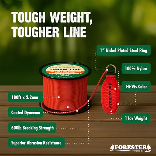 FORESTER Proslick Professional Throw Line - 180' X 2.0mm - size: 180'