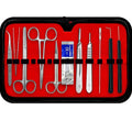 30 Pcs Advanced Dissection Kit Biology Lab Anatomy Dissecting Set for Medical Students and Veterinary with Stainless Steel Scalpel Knife Handle Blades