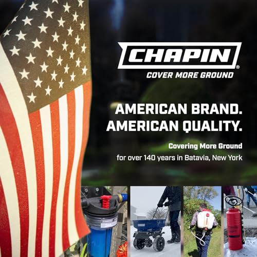 CHAPIN 4-Gallon Backpack Sprayer with Anti-Clog Filtration | Durable translucent poly tank for fertilizers, herbicides, pesticides and lawn care - size: 4 Gallon, Euro Style