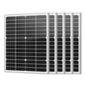 Newpowa 5-Pack 35W 12V Monocrystalline Solar Panels 10BB - High-Efficiency PV Modules for Off-Grid Systems, RV/Boat/Camper/Trailer/Gate Opener (175W Total) - size: 35W 12V 5-Pack Panels