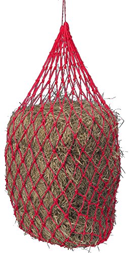 Tough1 Slow Feed Hay Net - Red - color: Red