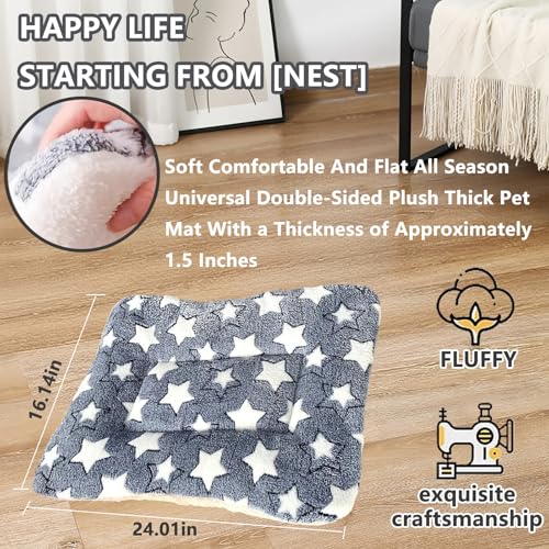 Puppy Incubator with Heating and Fan, Ideal Incubator for Puppies and Kittens with Puppy Heating Bed Mat, Ensures Good Ventilation and Temperature Control for Newborn Pets (86L)