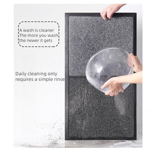 Disinfection Floor Pad Mat Sanitizing Floor Mat Multifunction Entrance Mat Footbath Rug Shoe Home Hotel (Brown) - color: Brown