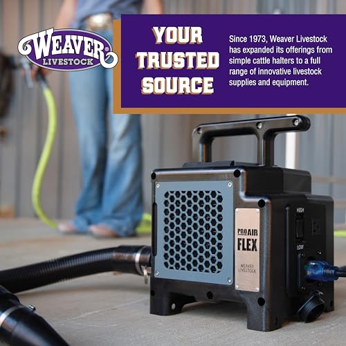 Weaver Livestock ProAir Fast Drying Electric Livestock Blower for Cows, Sheep & Goats - color: ProAir Flex