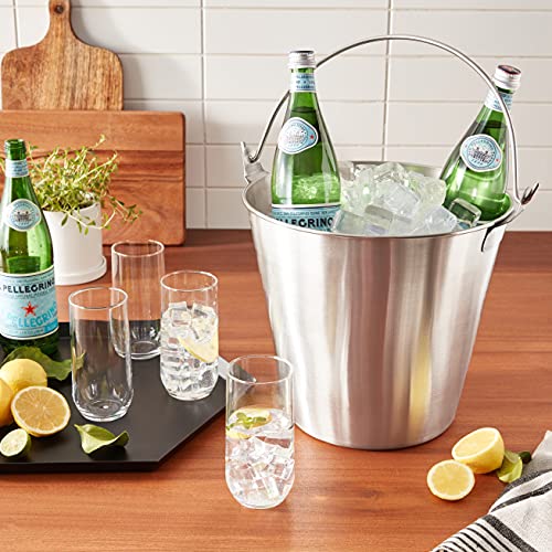 Winco 13 qt Stainless Steel Utility Pail | Easy handle, Seamless design, Corrosion resistant