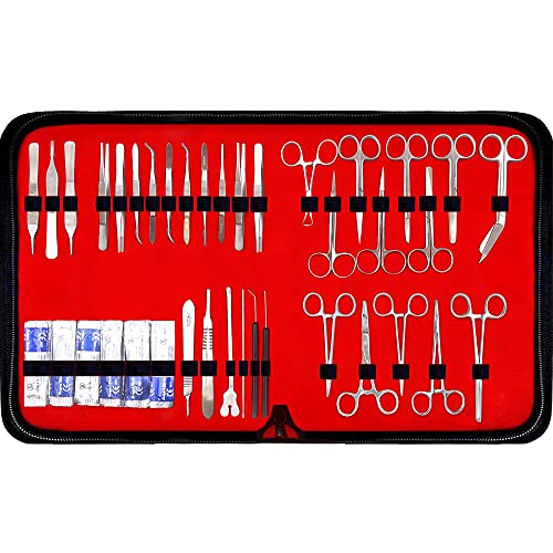 Professional Dissecting Kit Anatomy - 160 Piece Stainless Steel Biology Instruments Set for Medical & Veterinary Training