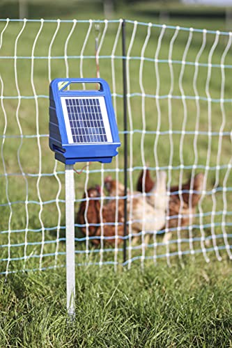 42" x 164' Standard Electric Poultry Netting Solar Kit | All-in-One Electric Fence Kit for Backyards, Homesteads, Farms, and Ranches - style: All-In-One Solar Kit