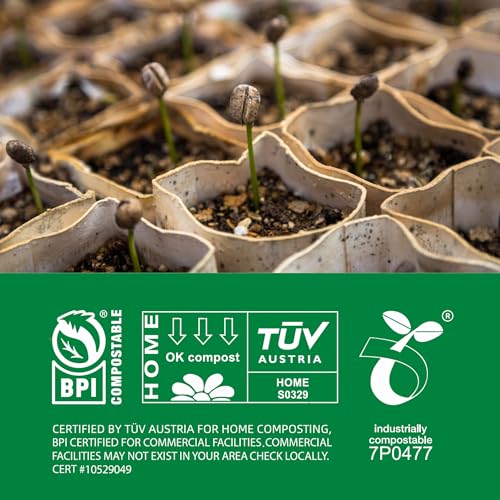 Compost Bags, Trash Bags 3 Gallon, Extra Thick, US BPI ASTM D6400 Certified Compostable Food Scrap Kitchen Waste Bags, 100 Count - size: 100 Count (Pack of 1), style: 3 Gallon