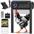 Automatic Chicken Coop Door with HD1080P Camera，Electric Auto WiFi Solar Chicken Coop Door Opener with Timer,Remote Control, APP Control, 5000mA Battery, Night Vision, Alarm Drive,Roll-up Gate