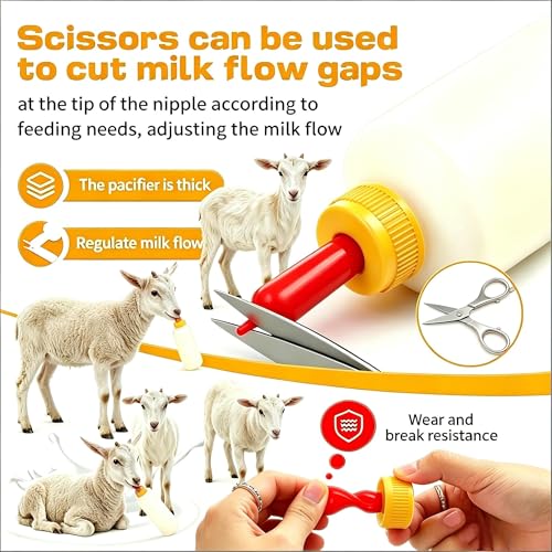 Pritchard Nipples for Nursing Lambs and Goat Kids,8-Pcs