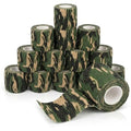 12 Pack Self Adhesive Bandage Wrap,Vet Wraps,2" X 5 Yards Elastic Cohesive Bandage Wraps,Army Green - color: Army Green, size: 2IN - 12Pack