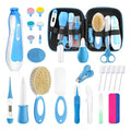 Baby Healthcare and Grooming Kit for Newborn Kids, 31PCS Upgraded Safety Baby Care Kit, Newborn Nursery Health Care Set, Baby Electric Nail Filer Kit, Infant Baby Care Products - style: BLUE-31